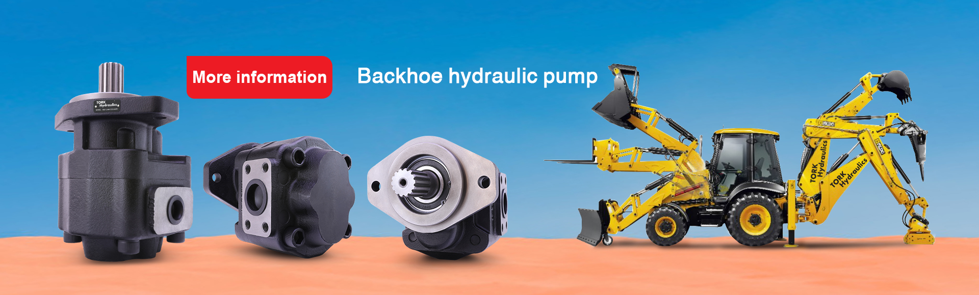 Backhoe hydraulic pump of Tabriz tractor manufacturer